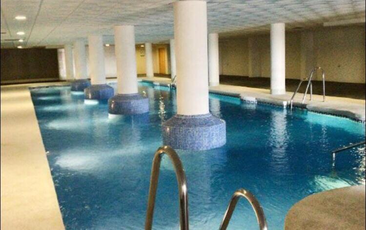Apartamentos Deluxe Roquetas De Mar Con Golf Y Piscina Climatizada, Parking Privado Vicar Bagian luar foto