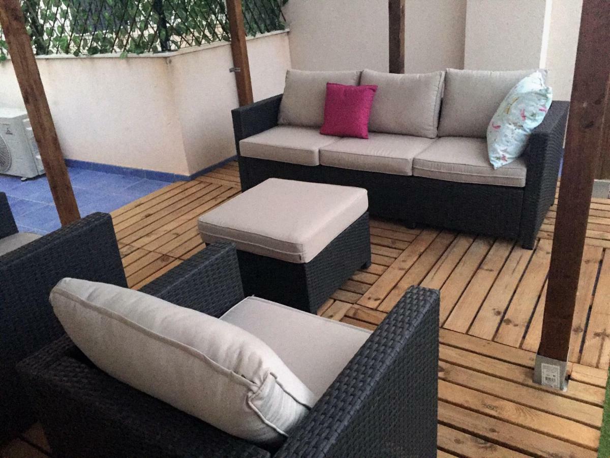 Apartamentos Deluxe Roquetas De Mar Con Golf Y Piscina Climatizada, Parking Privado Vicar Bagian luar foto